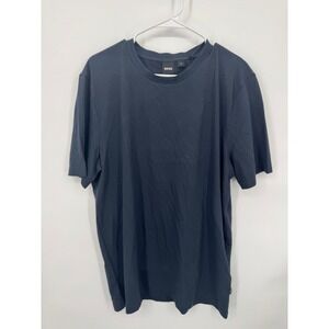 NWT Hugo Boss Tiburt 240 T-Shirt Men's XL Dark Blue Crew Neck Classic Pullover